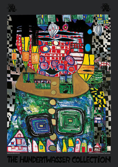 Kungen av Antipoderna av Friedensreich Hundertwasser